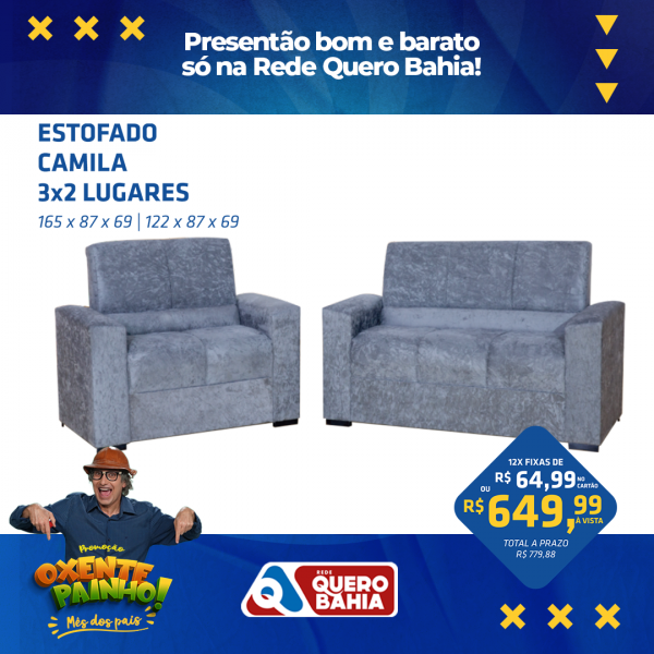 ESTOFADO CAMILA 3X2 LUG