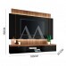 HOME HB SUSPENSO ILLUSION PRETO/CASTANHO