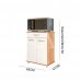 BALCAO NICIOLI 2P 1G ISIS DUPLO FREIJO/OFF WHITE CRISTAL