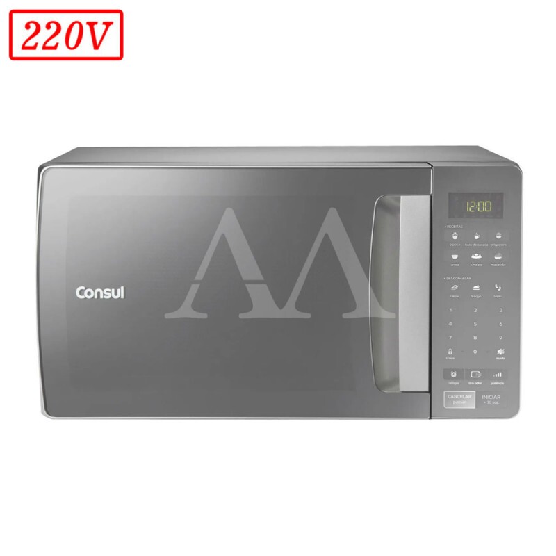 FORNO MICROONDAS CONSUL CMS46AR 32L 220V CINZA FORNO MICROONDAS CONSUL CMS46AR 32L 220V CINZA