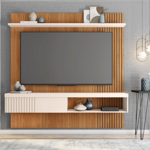 PAINEL CAEMMUN JADE 1.5 FREIJO / OFF WHITE