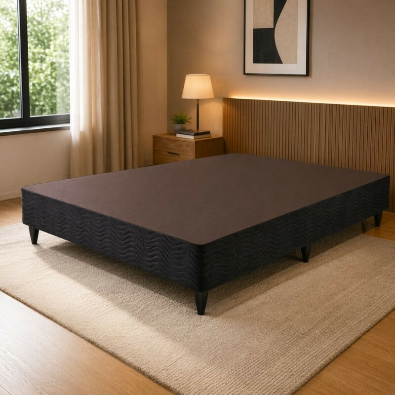 BASE BOX 138X188X30 ORTOBOM SOMMIER CAMURCA PRETO