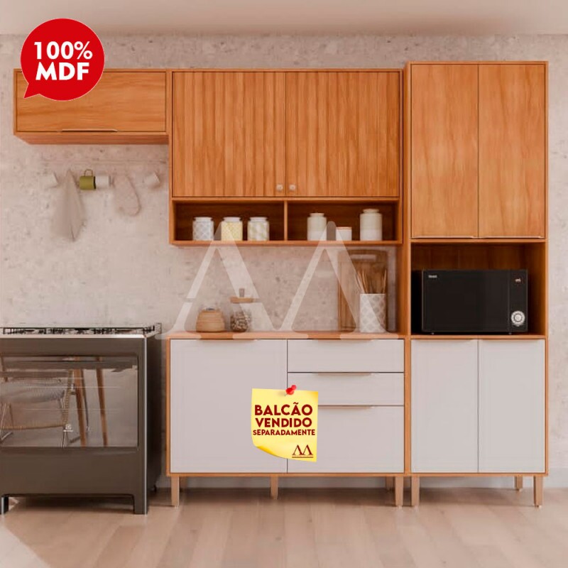 COZINHA MGM DIVINA CINAMOMO/OFF WHITE
