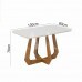 CJ MESA 4C CIMOL BROMELIA RETANGULAR 130x80 AMARILIS MADEIRA/OFFWHITE/LINHO CRU