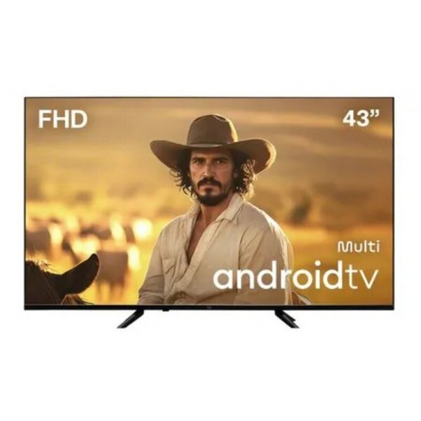SMART TV MULTILASER TL066M DLED 43" 3 HDMI 2 USB WIFI INTEGRADO