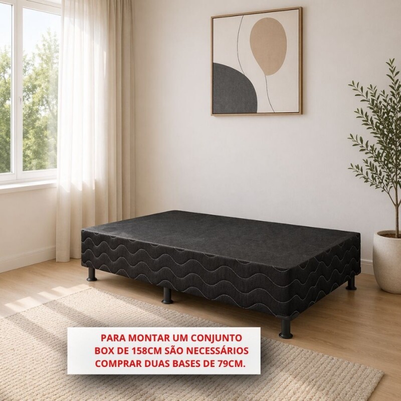 BASE BOX 79X198X30 RECONFLEX SOMIE FLEX BLACK