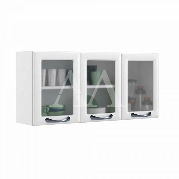 ARMARIO ITATIAIA 3P. ABRIR C/ VIDRO NEW PREMIUM 120 BRANCO 1857