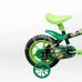 BICICLETA TK3 TRACK ARCO IRIS ARO 12 INFANTIL S/MARCHA PRETO/VERDE