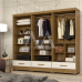ROUPEIRO 2P. ABRIR 1G RODIAL SMART PLUS CINAMOMO/OFF WHITE 51GR2123S