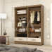 ROUPEIRO 2P. ABRIR 1G RODIAL SMART PLUS CINAMOMO/OFF WHITE 51GR2123S