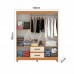 ROUPEIRO 6P. ABRIR 2G FELLICCI COIMBRA C/PES CINAMOMO/OFF WHITE