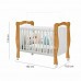 BERCO MINI CAMA JA LARA BRANCO/NATURE