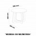 MESA CENTRO ARTELY JASMIN OFF WHITE/CEDRO