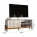 RACK BANCADA MOBLER NEW AURORA PEROLA METALIZADO/CINAMOMO MEL