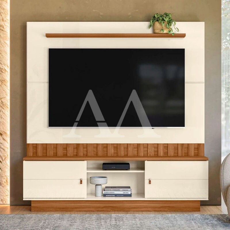 HOME MOBLER FLORIANOPOLIS OFF WHITE/AMENDOA