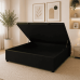 BASE BAU 138X188X38 ULTRABOX SOMMIER ROMA BAU CORANO PRETO