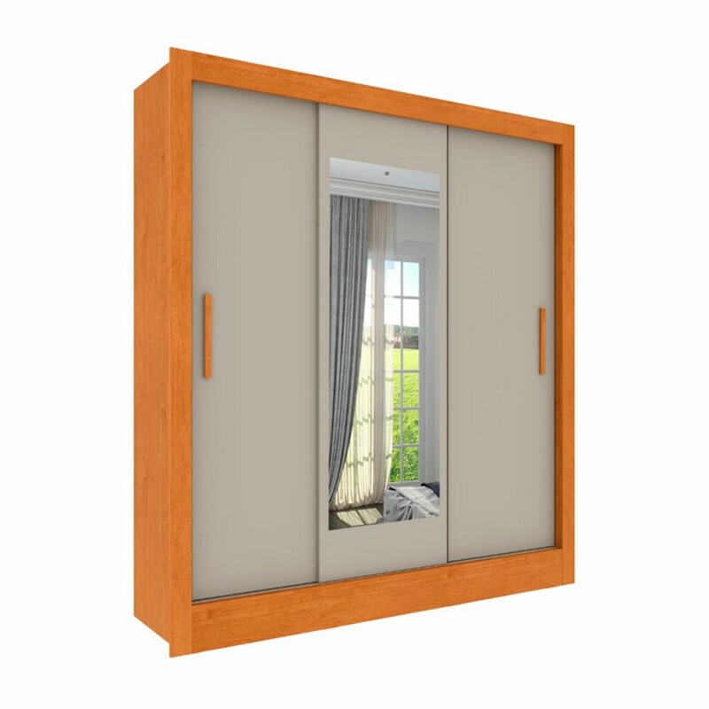 ROUPEIRO 3P. CORRER 4G TCIL VITORIA C/ESPELHO C/PES CINAMOMO/OFF WHITE ROUPEIRO 3P. CORRER 4G TCIL VITORIA C/ESPELHO C/PES CINAMOMO/OFF WHITE