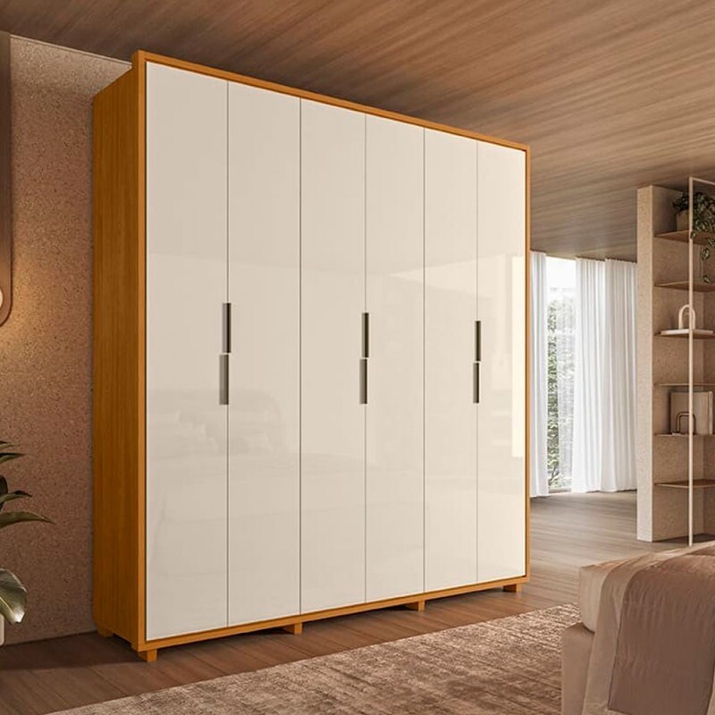 ROUPEIRO 6P. ABRIR 4G MADETEC MATISSE C/ESP E C/PES CINAMOMO/OFF WHITE