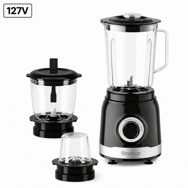 LIQUIDIFICADOR GAABOR CREAMY JM-16M02AS 127V PRETO/INOX LIQUIDIFICADOR GAABOR CREAMY JM-16M02AS 127V PRETO/INOX