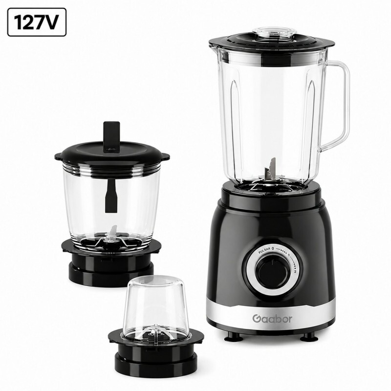 LIQUIDIFICADOR GAABOR CREAMY JM-16M02AS 127V PRETO/INOX LIQUIDIFICADOR GAABOR CREAMY JM-16M02AS 127V PRETO/INOX