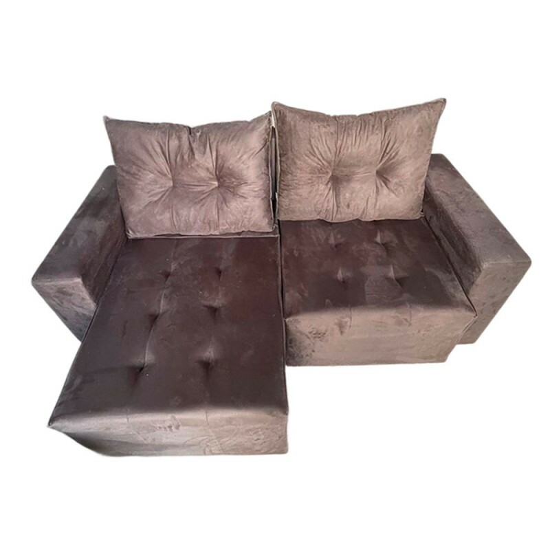 ESTOFADO RG GUATEMALA RETRATIL 1.90 MARROM ESTOFADO RG GUATEMALA RETRATIL 1.90 MARROM