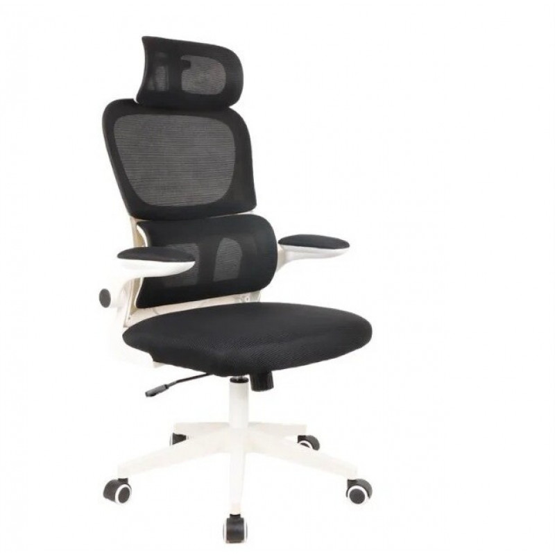 CADEIRA OFFICE MAXPRINT ARANTES PRETO/BRANCO