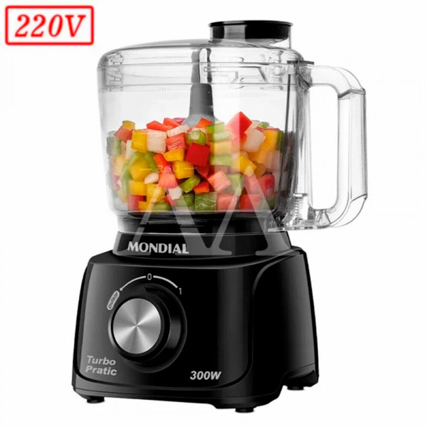 MINIPROCESSADOR MONDIAL MP-16-B 300W 220V