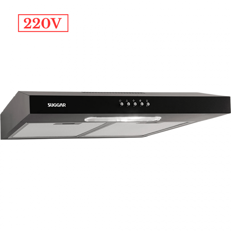 DEPURADOR AR SUGGAR SLIM 60CM 3 VEL 220V PRETO