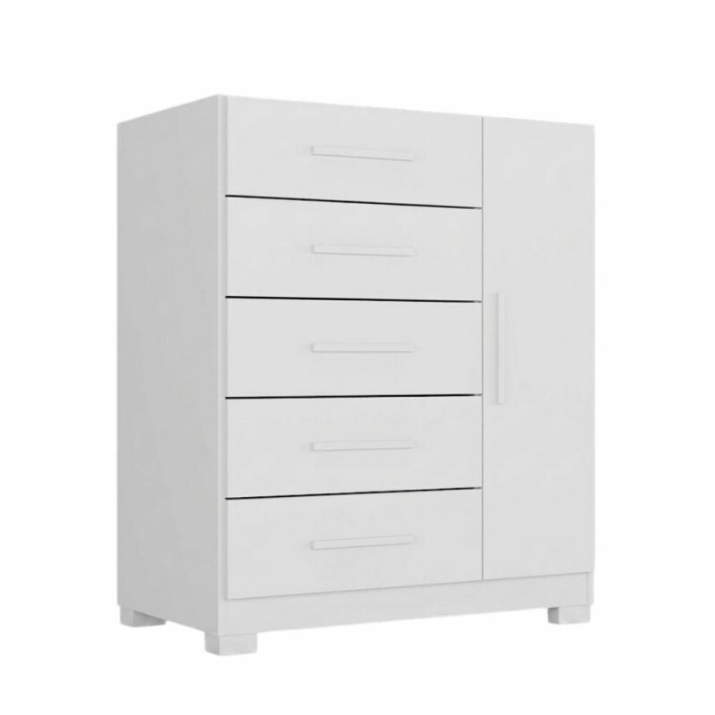 COMODA 5G 1P. ABRIR RODIAL CORAIS C/PES BRANCO 11CO1524A.2026