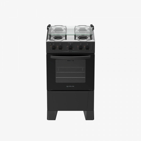 FOGAO 4B ATLAS MILAO PLUS PRETO 25 FOGAO 4B ATLAS MILAO PLUS PRETO 25