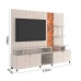 HOME LUKALIAM CROSS FRISADO OFF WHITE PEROLIZADO/JEQUITIBA