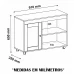 RACK ARTELY SAMPA CINAMOMO/OFF WHITE