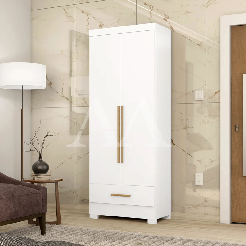 ROUPEIRO 2P. ABRIR 1G RODIAL SMART PLUS BRANCO/FOSCO 11GR2123S